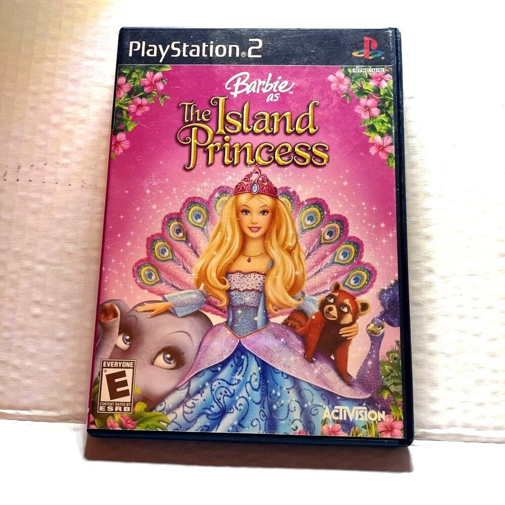 Barbie As The Island Princess PlayStation 2 Game Complete With Case